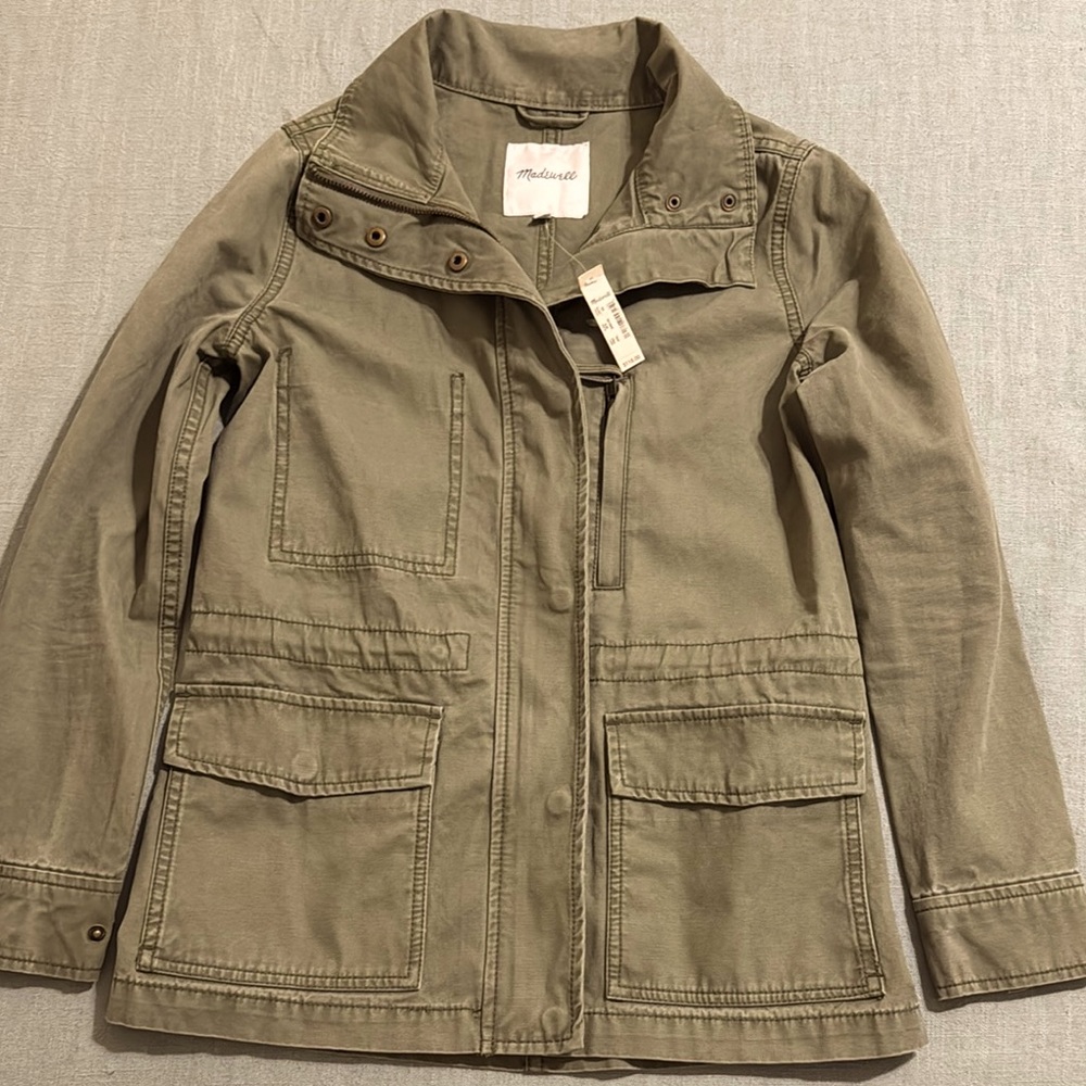 Madewell XS Women’s Olive Green Jacket NWT